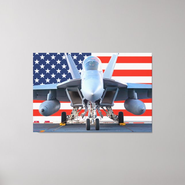 F/A-18F SUPER HORNET 32x48 Canvas Print (Front)