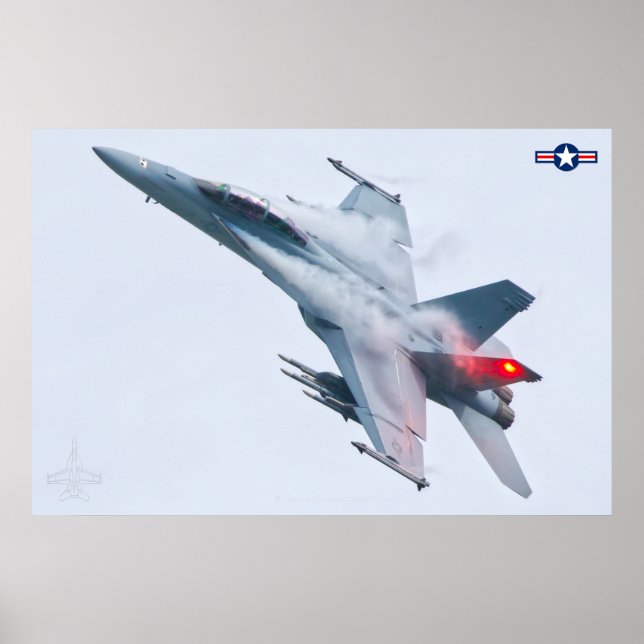F/A-18F SUPER HORNET POSTER (Front)