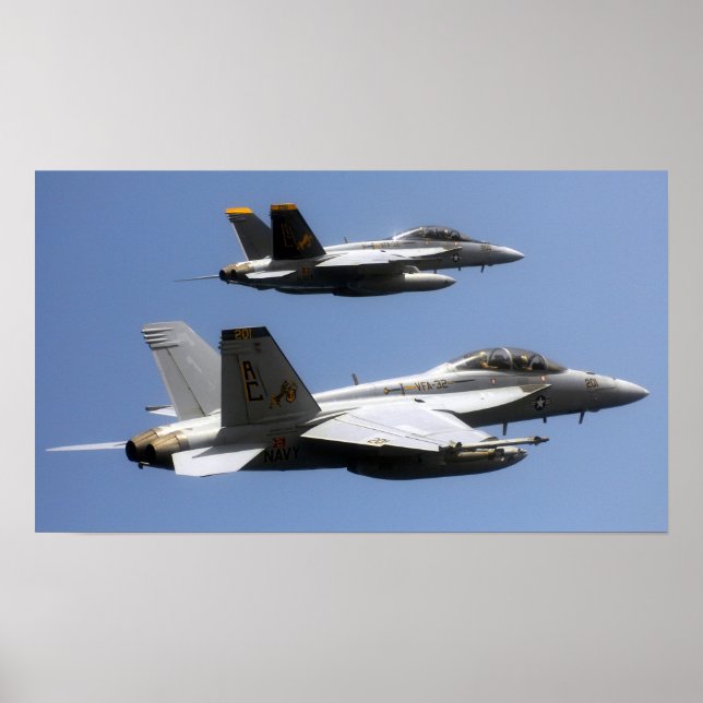 F/A-18F Super Hornet Poster (Front)