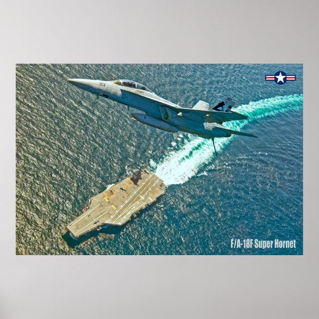 F/A-18F SUPER HORNET POSTER (Front)