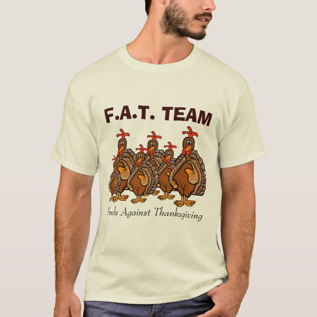 F.A.T. Team Thanksgiving T-shirt (Front)