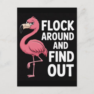 F Around And Find Out 2025 Holiday Postcard