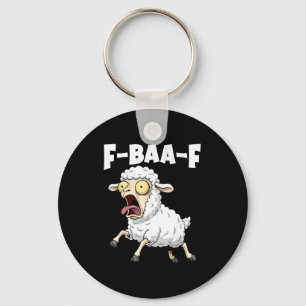 F-baa-f Meme – Funny Screaming Meme Graphic  Key Ring