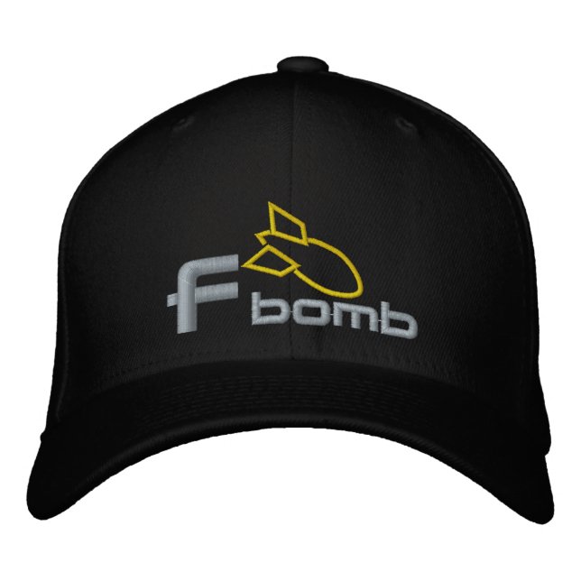 F Bomb Embroidered Hat (Front)
