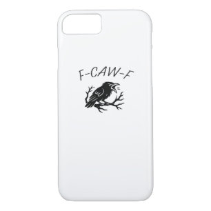 F-Caw-F Angry Crow Raven Funny Gothic Humor Bird P Case-Mate iPhone Case
