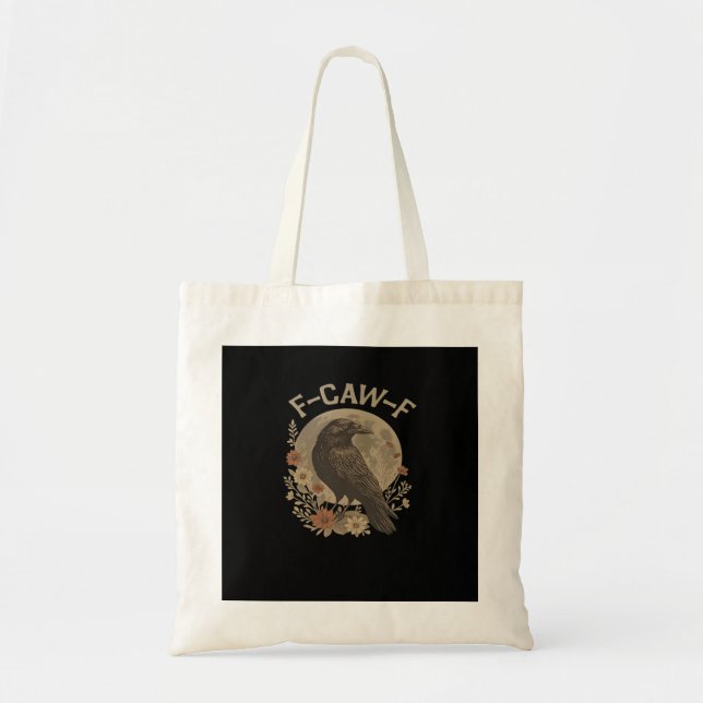 F-Caw-F Basic Design Tote Bag (Front)