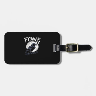 F-Caw-F Bird Classic Vintage Art Luggage Tag