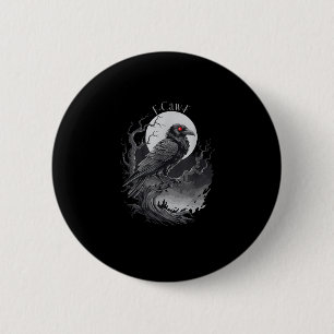F-Caw-F Bird Creative Art 6 Cm Round Badge