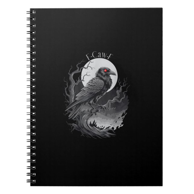 F-Caw-F Bird Creative Art Notebook (Front)