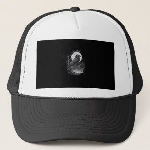 F-Caw-F Bird Creative Art Trucker Hat