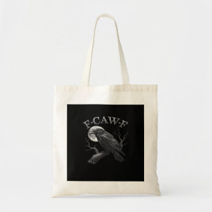 F-Caw-F Bird Moon Gothic Classic Cool Design Tote Bag