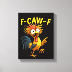 F Caw F Canvas Print