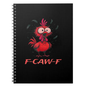 F-Caw-F-Chicken Boxy Cool Casual Notebook