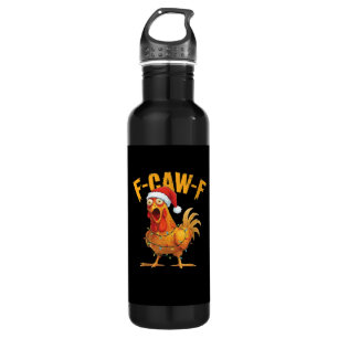 F-Caw-F Chicken Christmas Essential 710 Ml Water Bottle