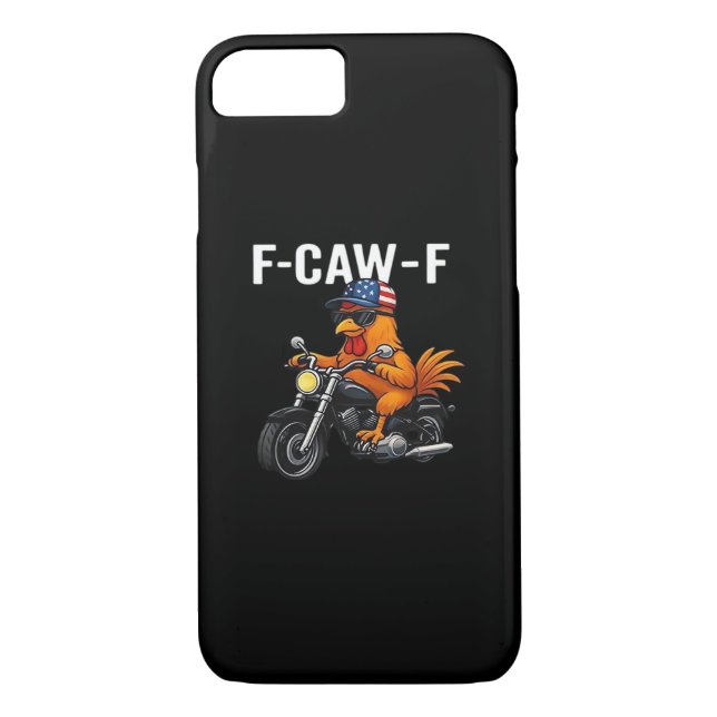 F-Caw-F Chicken Classic Aesthetic Graphic Case-Mate iPhone Case (Back)