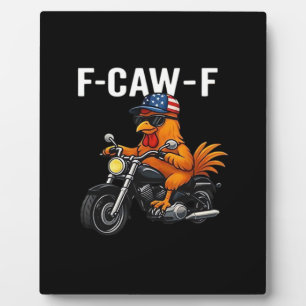 F-Caw-F Chicken Classic Aesthetic Graphic Plaque