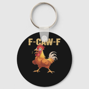F-Caw-F Chicken Classic Basic Style Key Ring