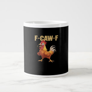 F-Caw-F Chicken Classic Basic Style Large Coffee Mug