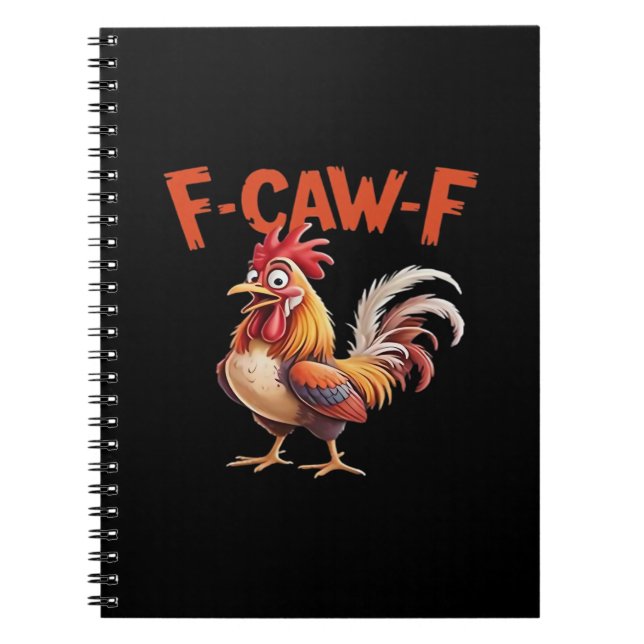 F-Caw-F Chicken Classic Creative Style Notebook (Front)