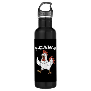 F-Caw-F Chicken Classic Funny Trendy 710 Ml Water Bottle
