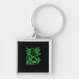 F-Caw-F Chicken Classic Minimal Clean Key Ring