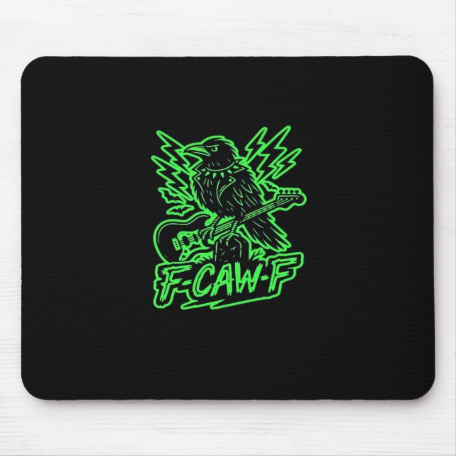 F-Caw-F Chicken Classic Minimal Clean Mouse Pad (Front)
