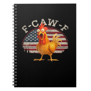 F-Caw-F Chicken Classic Minimal Clean Notebook