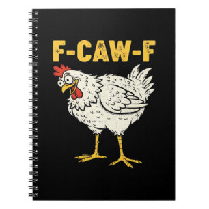 F-Caw-F Chicken Classic Retro Cool Notebook