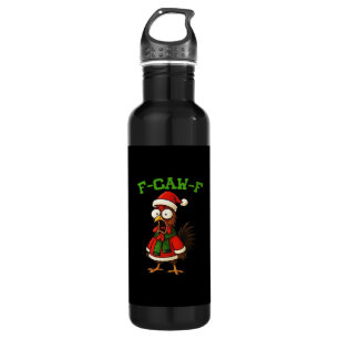 F-Caw-F Chicken Classic Retro Graphic 710 Ml Water Bottle