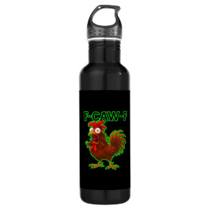 F-Caw-F Chicken Classic Retro Graphic 710 Ml Water Bottle