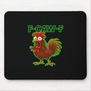 F-Caw-F Chicken Classic Retro Graphic Mouse Pad