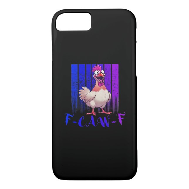 F-Caw-F Chicken Classic Simple Clean Case-Mate iPhone Case (Back)