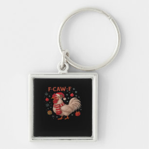F-Caw-F Chicken Classic Trendy Casual Key Ring