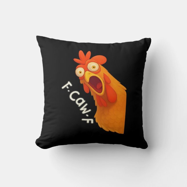 F Caw F Chicken Cushion (Front)