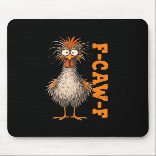 F-Caw-F-Chicken Eagerlys Colourful Funny Rooster M Mouse Pad