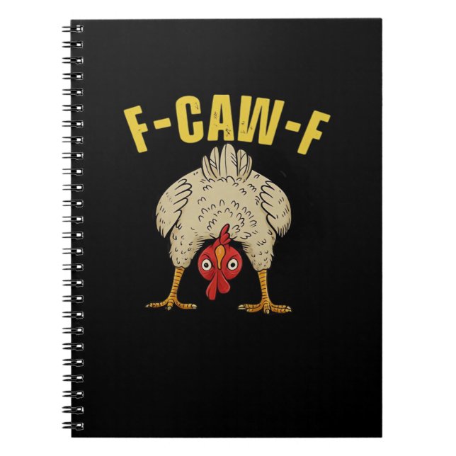 F-Caw-F-Chicken Essential Art Graphic Notebook (Front)