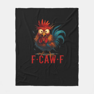 F-Caw-F Chicken Essential Basic Style Fleece Blanket