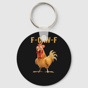F-Caw-F-Chicken Essential Creative Casual Key Ring