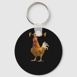 F-Caw-F Chicken Essential Creative Graphic Key Ring