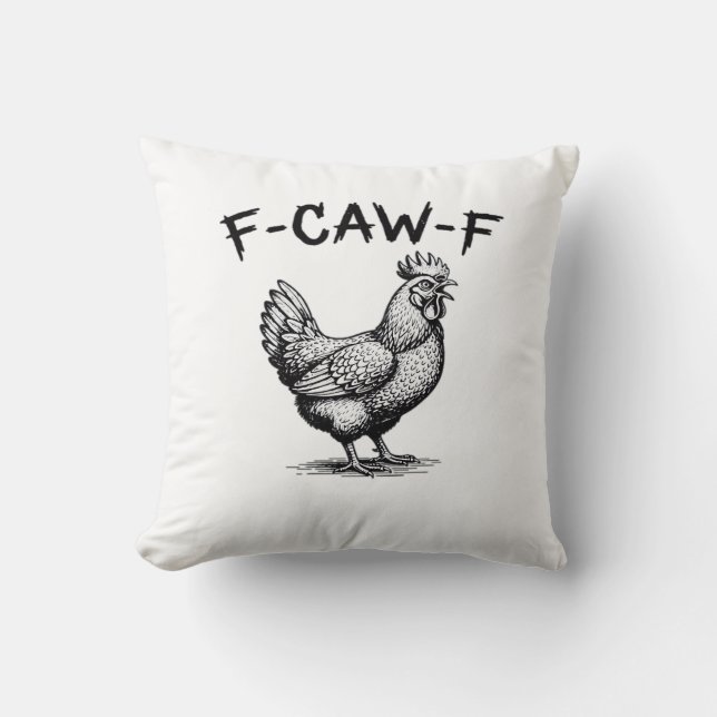F-Caw-F Chicken Essential Cushion (Front)