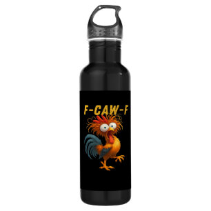F-Caw-F Chicken Essential Funny Design 710 Ml Water Bottle