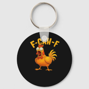 F-Caw-F-Chicken Essential Funny Quote Key Ring