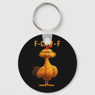 F-Caw-F-Chicken Essential Minimal Clean Key Ring