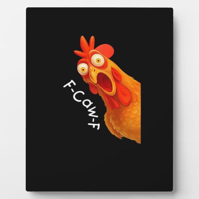 F-Caw-F Chicken Essential Minimal Clean Plaque (Front)