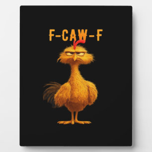 F-Caw-F-Chicken Essential Minimal Clean Plaque
