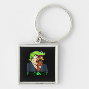 F-Caw-F Chicken Essential Simple Clean Key Ring