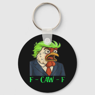F-Caw-F Chicken Essential Simple Clean Key Ring
