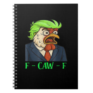 F-Caw-F Chicken Essential Simple Clean Notebook