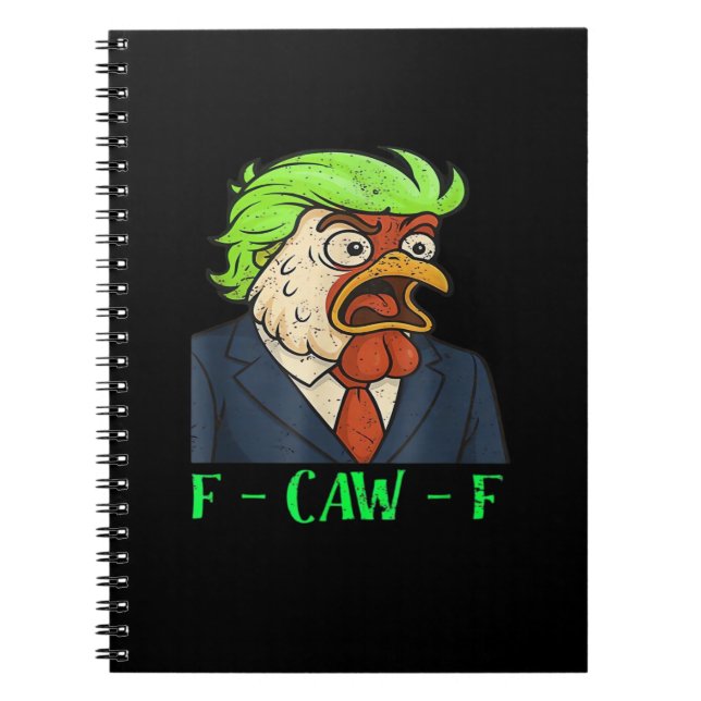 F-Caw-F Chicken Essential Simple Clean Notebook (Front)