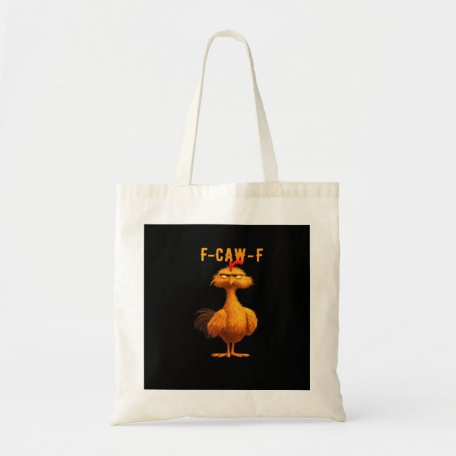 F-Caw-F Chicken Essential Trendy Art Tote Bag (Front)